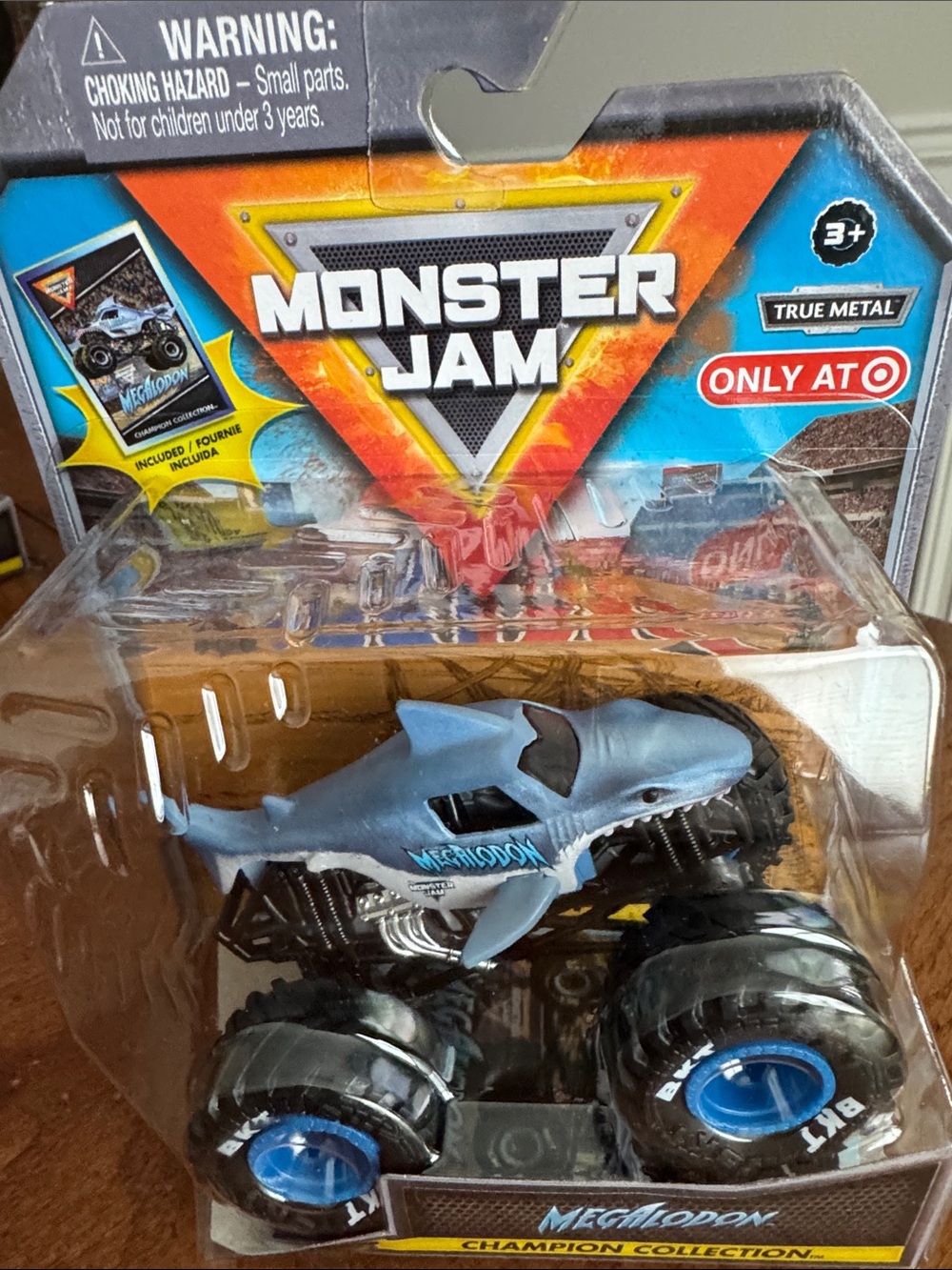 Monster Jam Megalodon Die-Cast Monster Truck - Blue